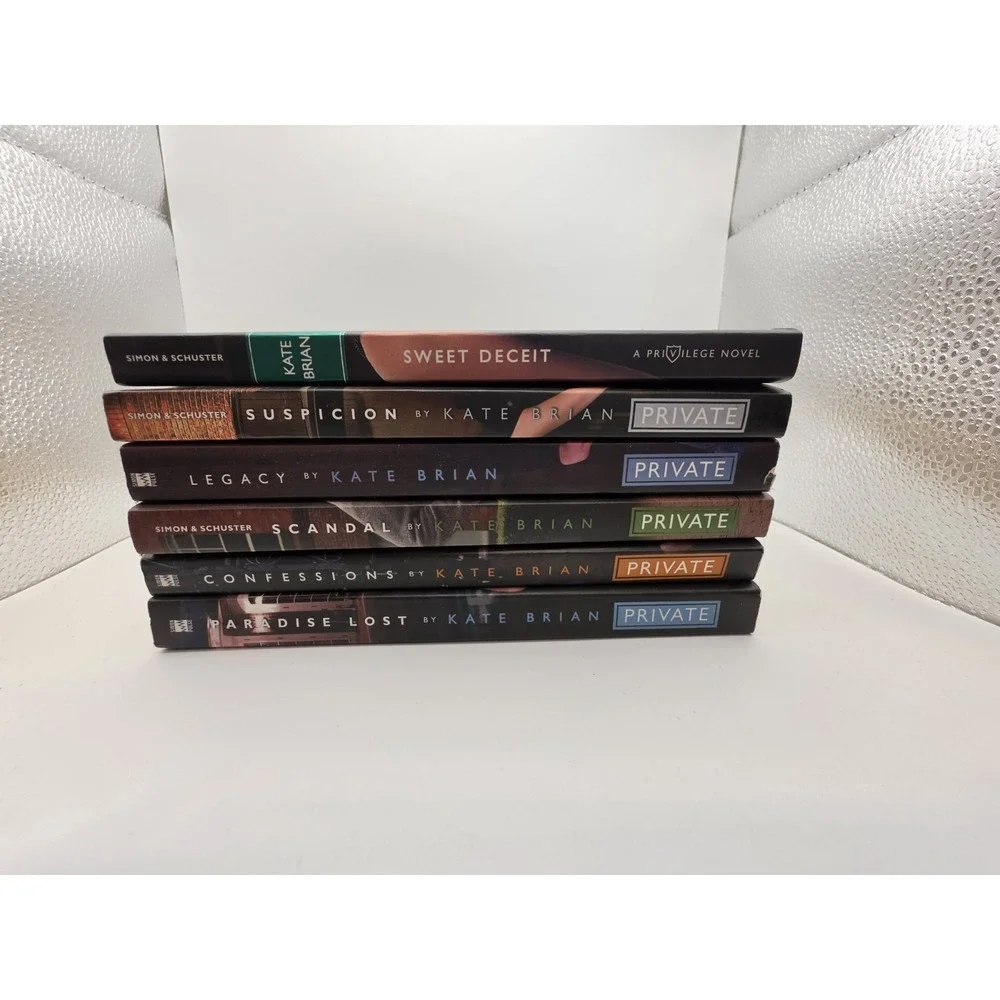 Lot of 5 Private Series 1 Privilege Kate Brian Paperback Books Social Boarding